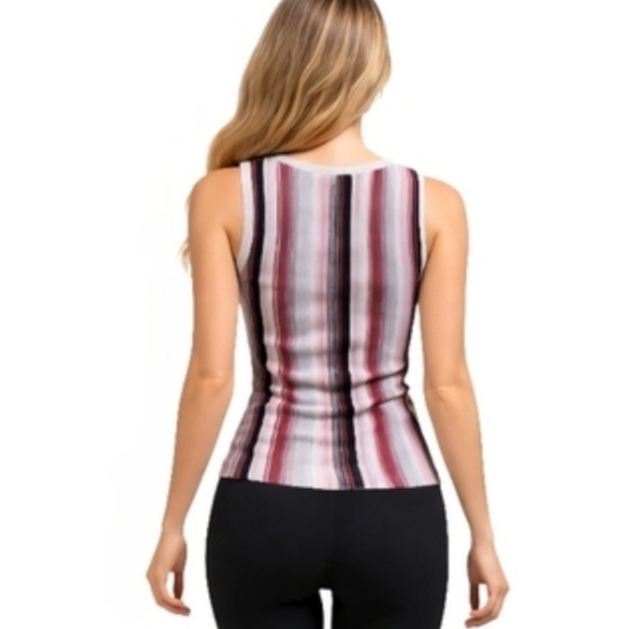 INC International Concepts Multicolor Striped Tank Top. Size M. - Picture 3 of 9